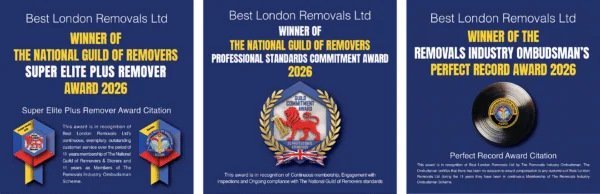 Best London Removals Ltd 2026 industry award wins