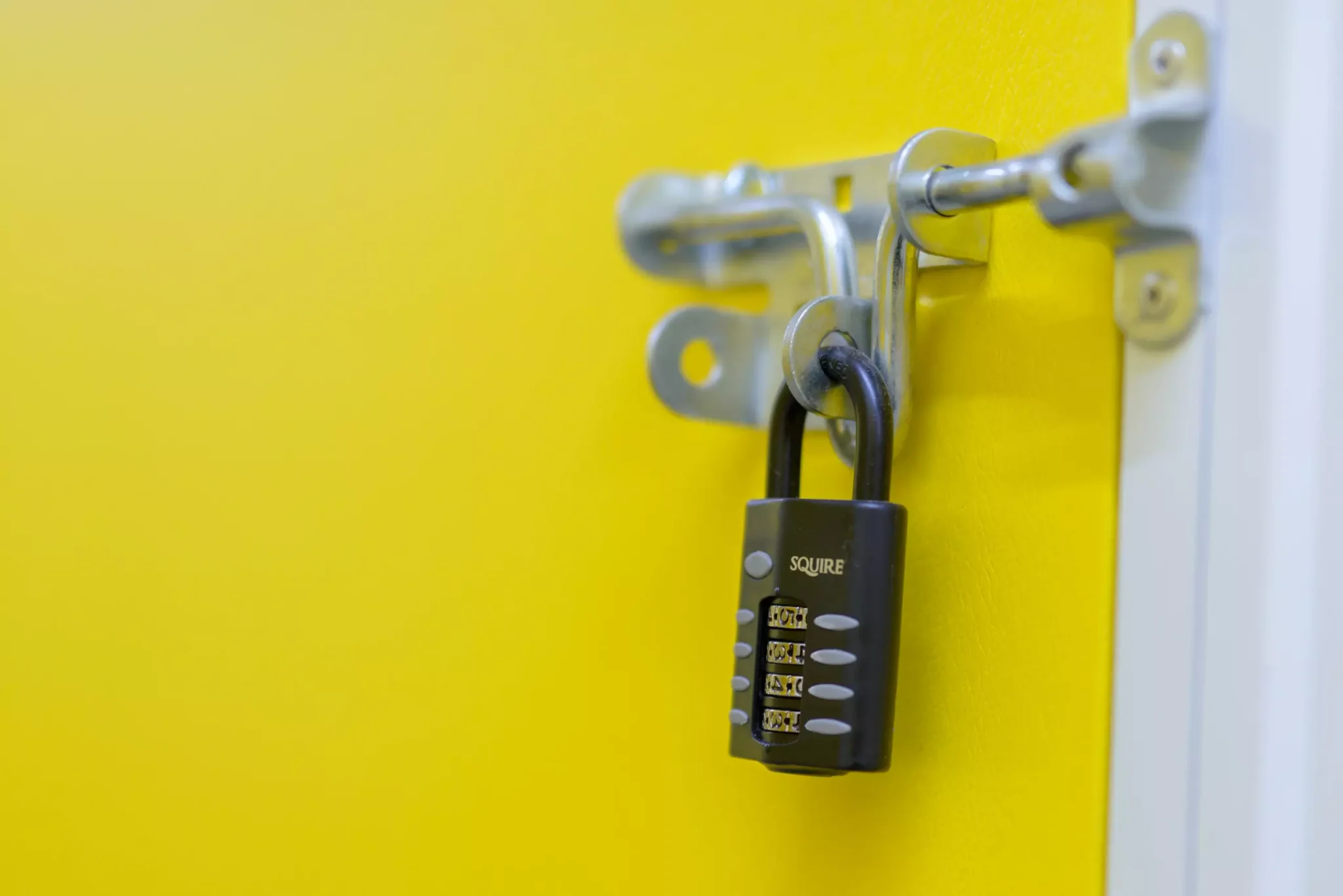 Storage unit padlock