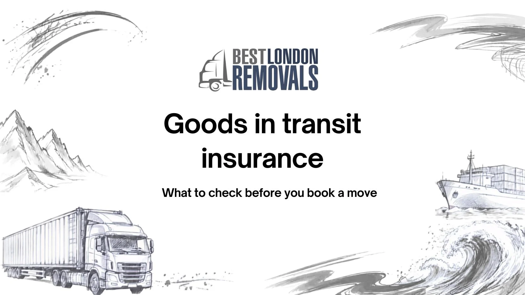 Goods in transit insurance promotional banner