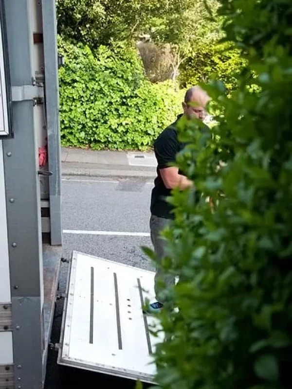 Loading the van