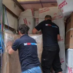 furniture loading in a van