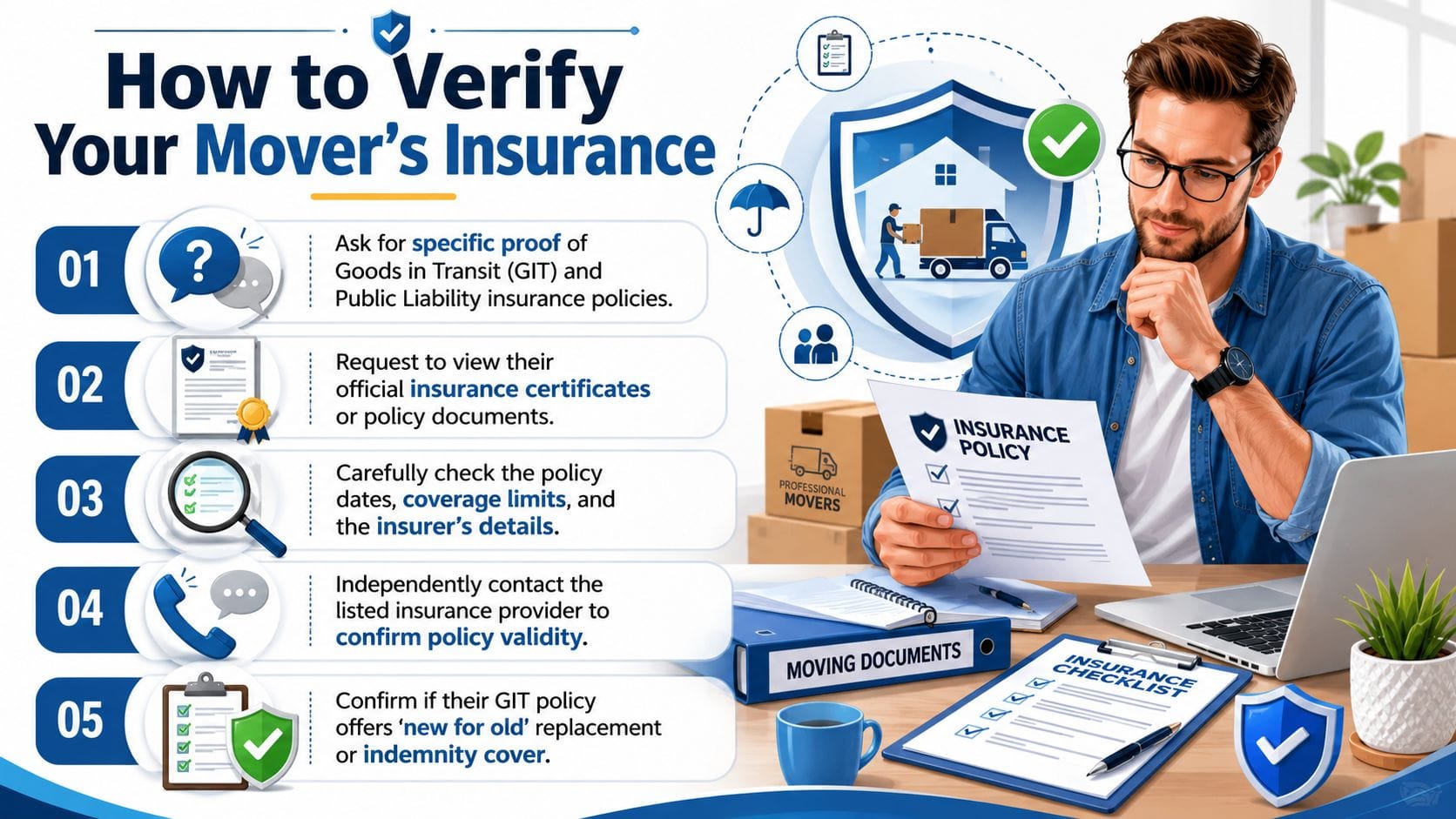 Guide to verifying your mover’s insurance