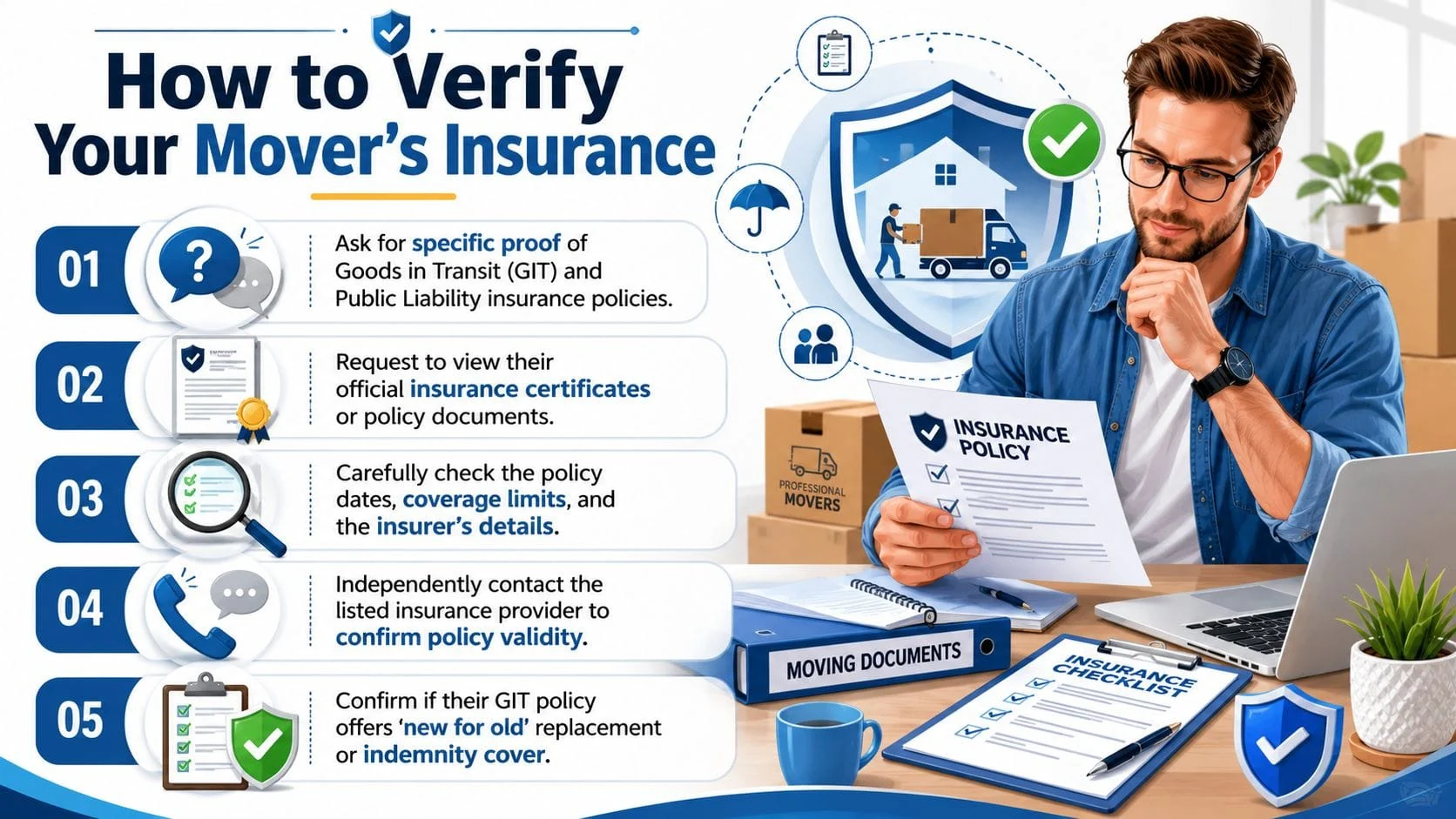 Guide to verifying your mover’s insurance