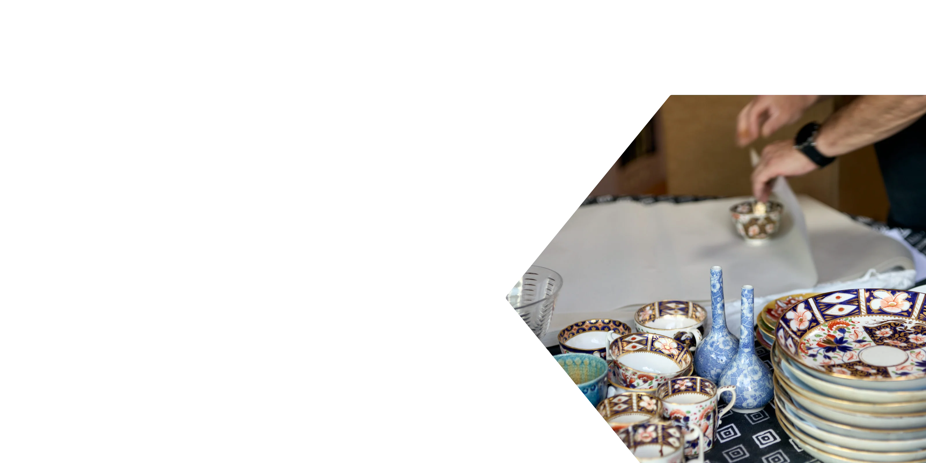 Packing glassware and kitchen items