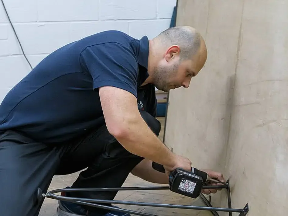 Industrial table legs dismantle