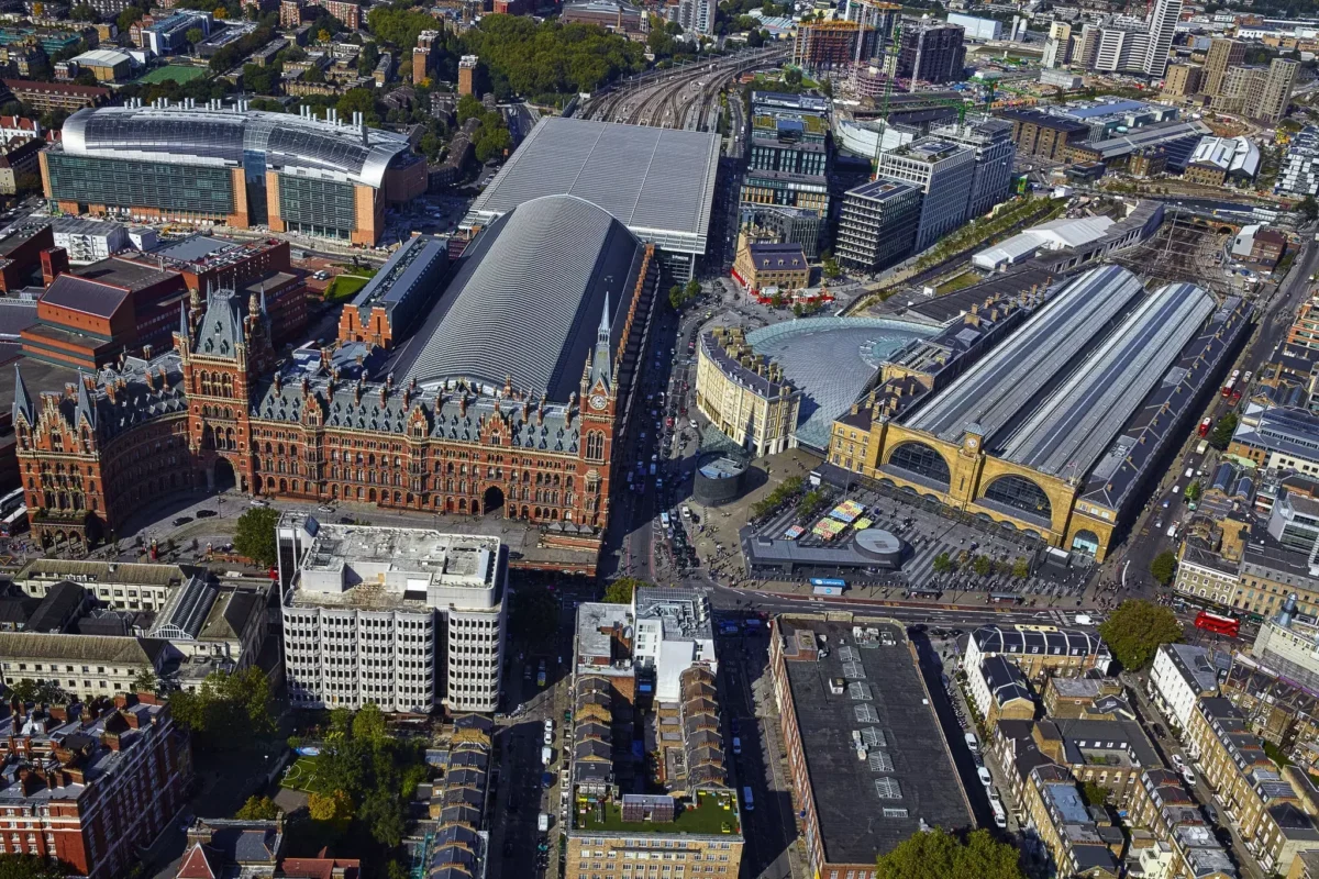 London Camden - St Pancras and Kings Cross railway statioin